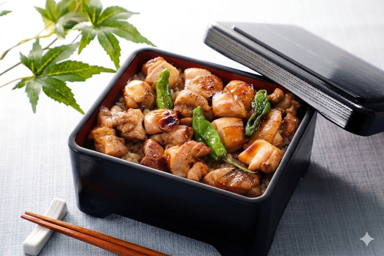 焼鳥を焼く様子